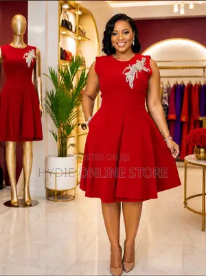 Sleeveless Office Short Round Dress