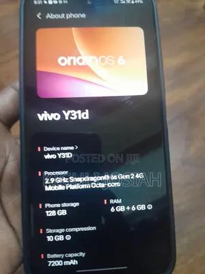 Vivo Y31d 128 GB Blue