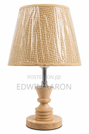 Woven Rattan Wooden Stylish Bedside Decor Table Lamps