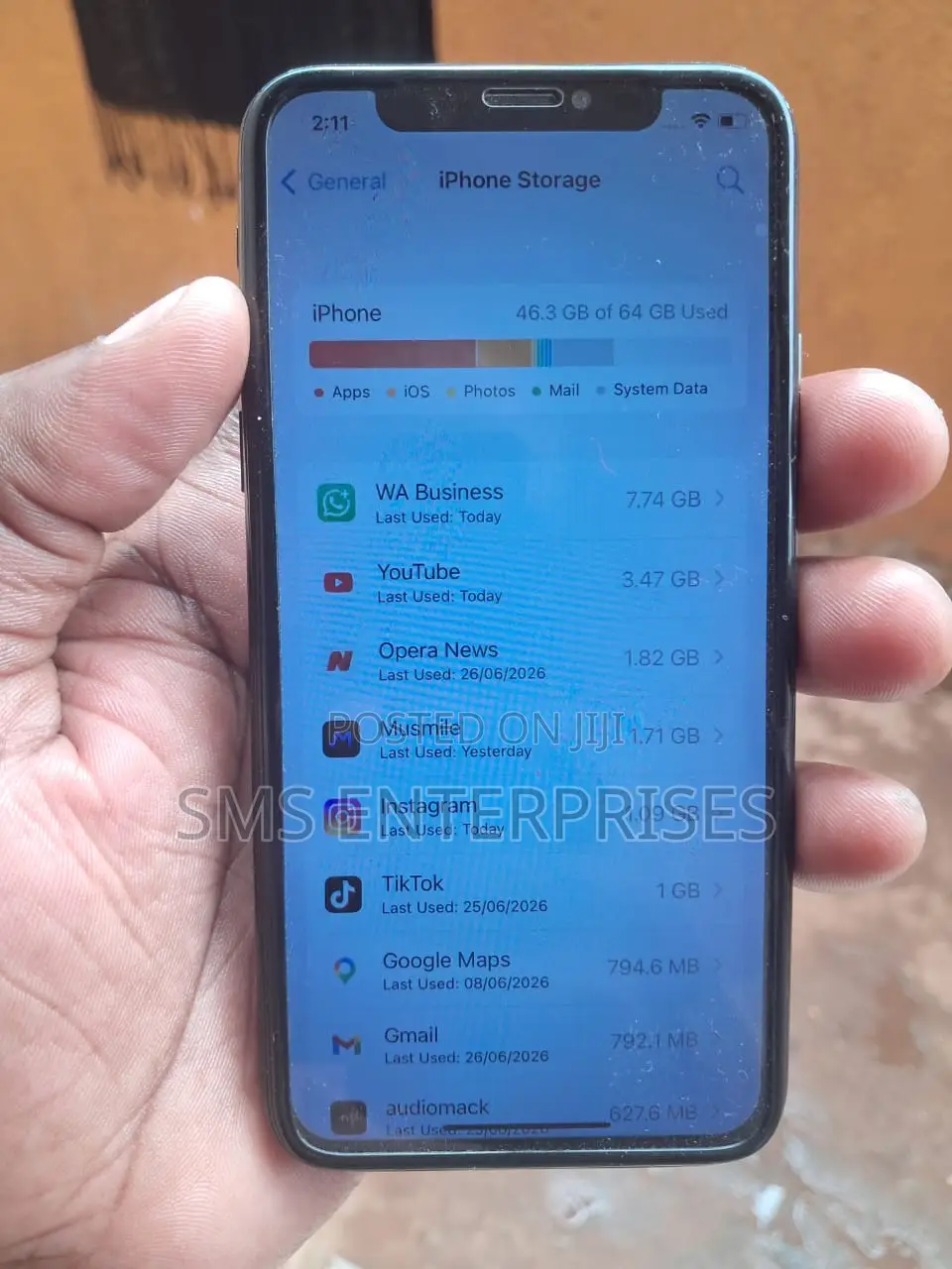 Apple iPhone X 64 GB Black