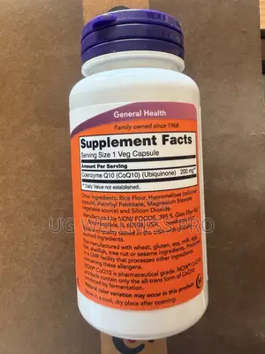 Now Foods Coq10, 200 Mg, 60 Veg Capsules