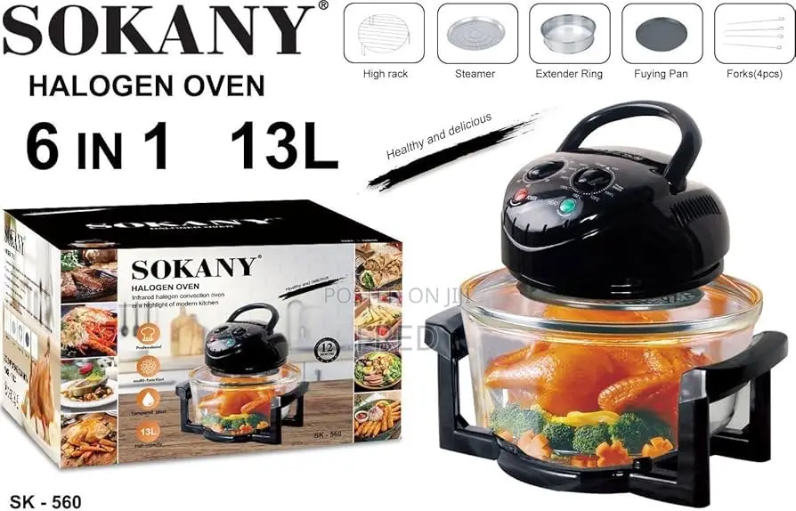 Sokany Sk-560 13l Halogen Oven