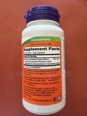 Now Foods Gymnema Sylvestre Extract, 90 Veg Caps (400 Mg Per Capsule)