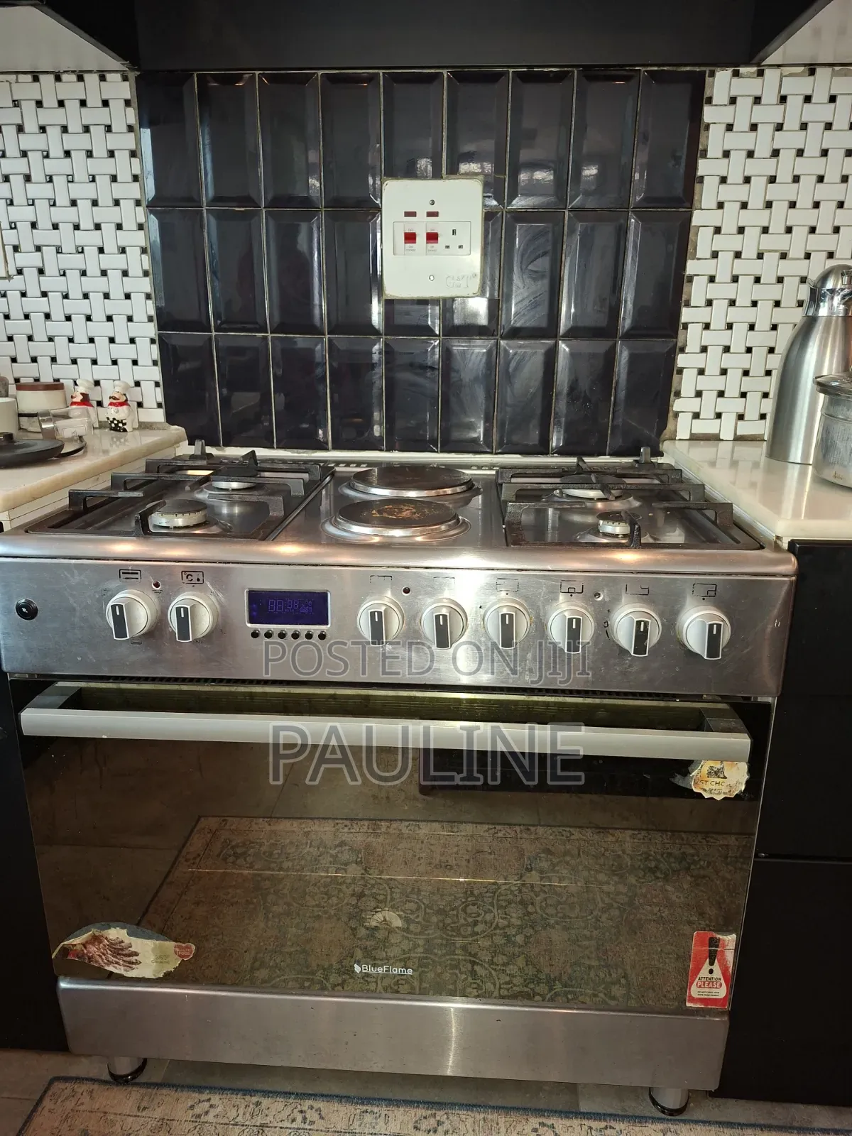 Blueflame Diamond Cooker and Newal Smoke Extractor