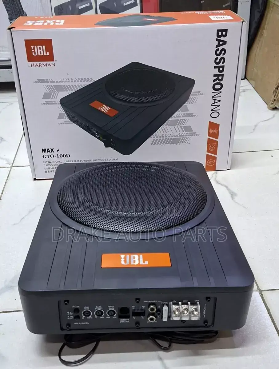 Pure Bass JBL Underseat Woofer for All Cars