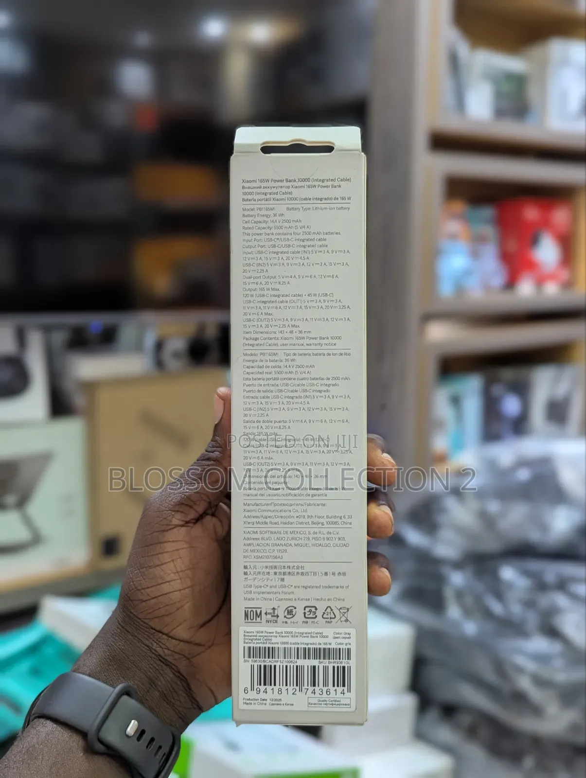 Xiaomi 165w Power Bank 10000mah With Integrated Usb-C Cable