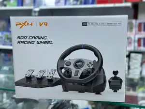 PXN V9 Steering Wheel: It Is Like Driving a Real Car on Jinja Road.