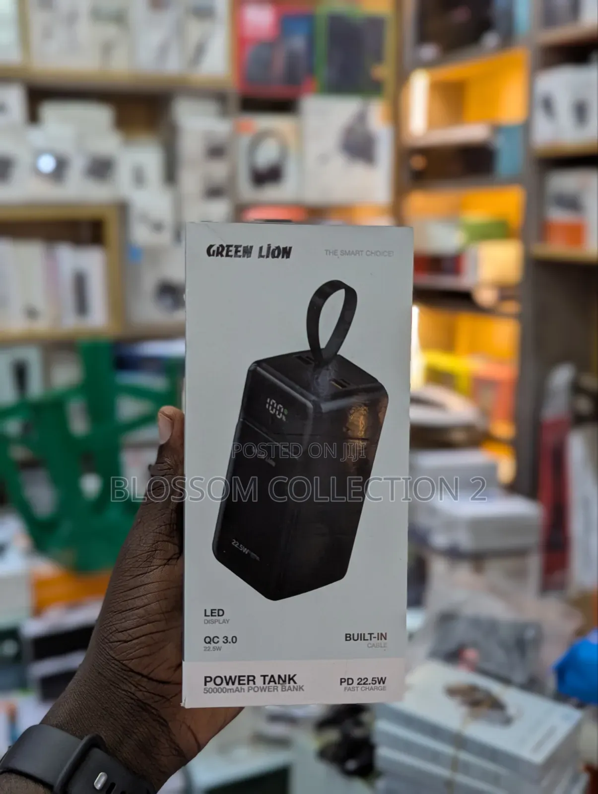 Green Lion Power Tank 50000mah Power Bank - Black