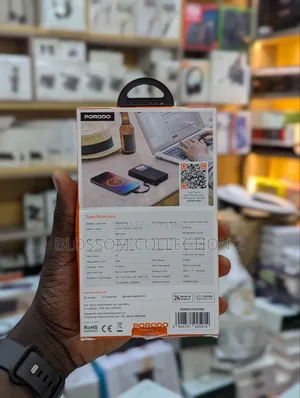 Porodo 4g Lte Pocket Router / Mifi With 10000mah Power Bank and Screen