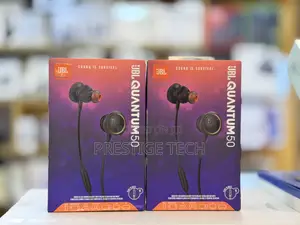 JBL Quantum 50 Wired in-Ear Gaming Headset, Volume Slider, Mic Mute
