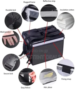 Insulated Food Delivery Bag Cooler Bag