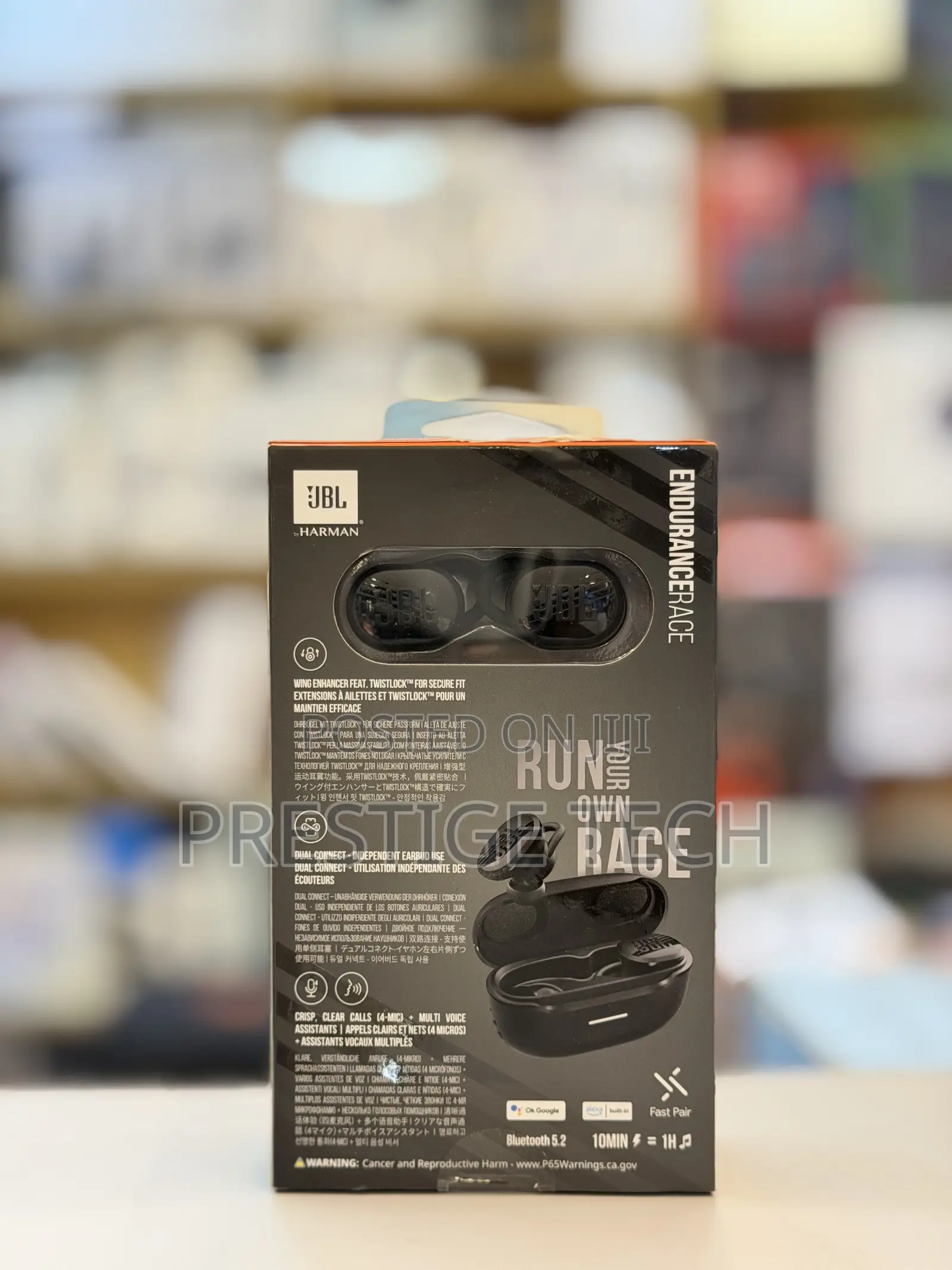 JBL Endurance Race TWS Waterproof True Wireless Active Sport Earbuds