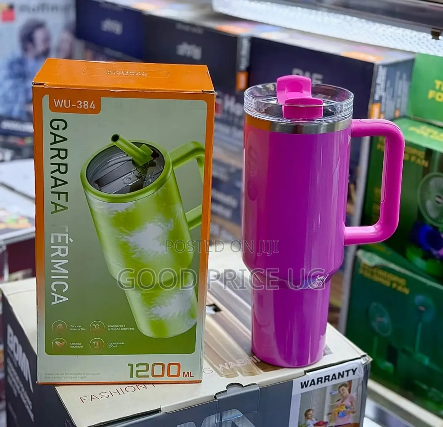 Garrafa Térmica 1200 Ml Insulated Stainless Steel Travel Tumbler.