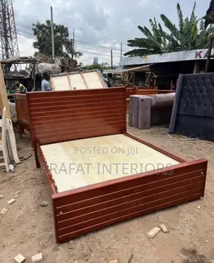 Wooden Platform Bed Frame – King Size (Or Queen)”