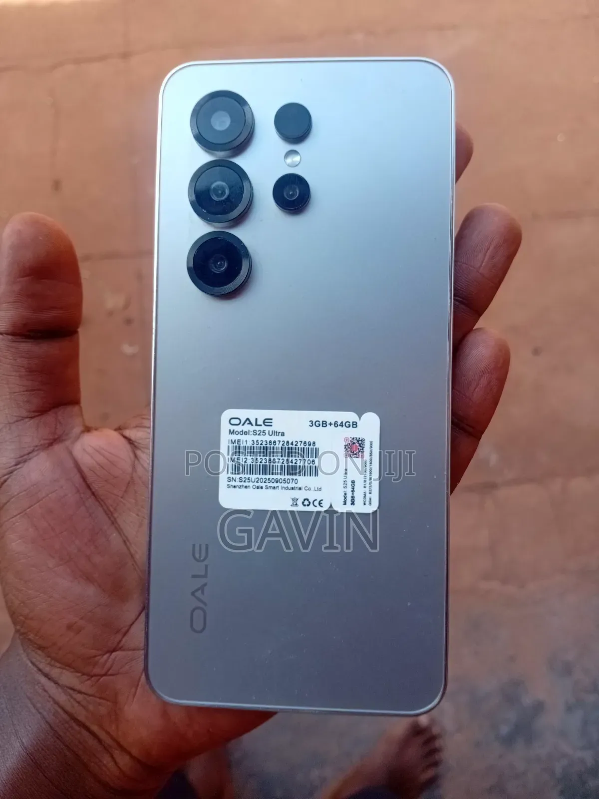 Oale S25 Ultra 64 GB Silver
