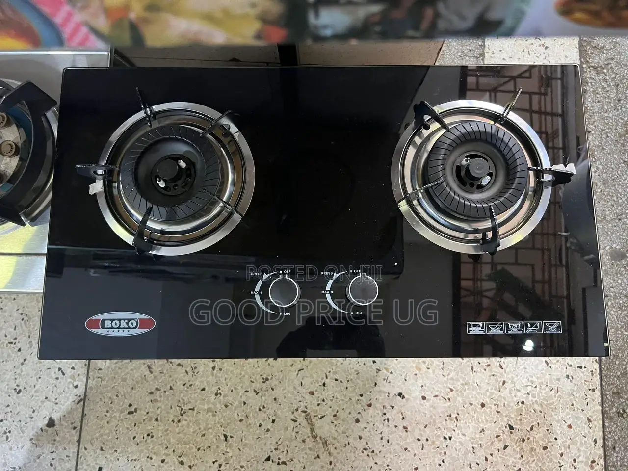 Boko Double Burner Built-in Gas Hob