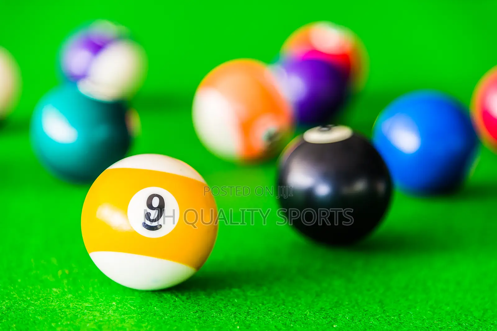 A Set Pool Table Balls