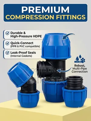 Premium Pipe Adapters Junction Connectors - High-Pressure Hdpe
