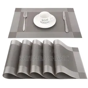 6-Piece Heat-Insulated PVC Table Placemat Set (30x45cm)