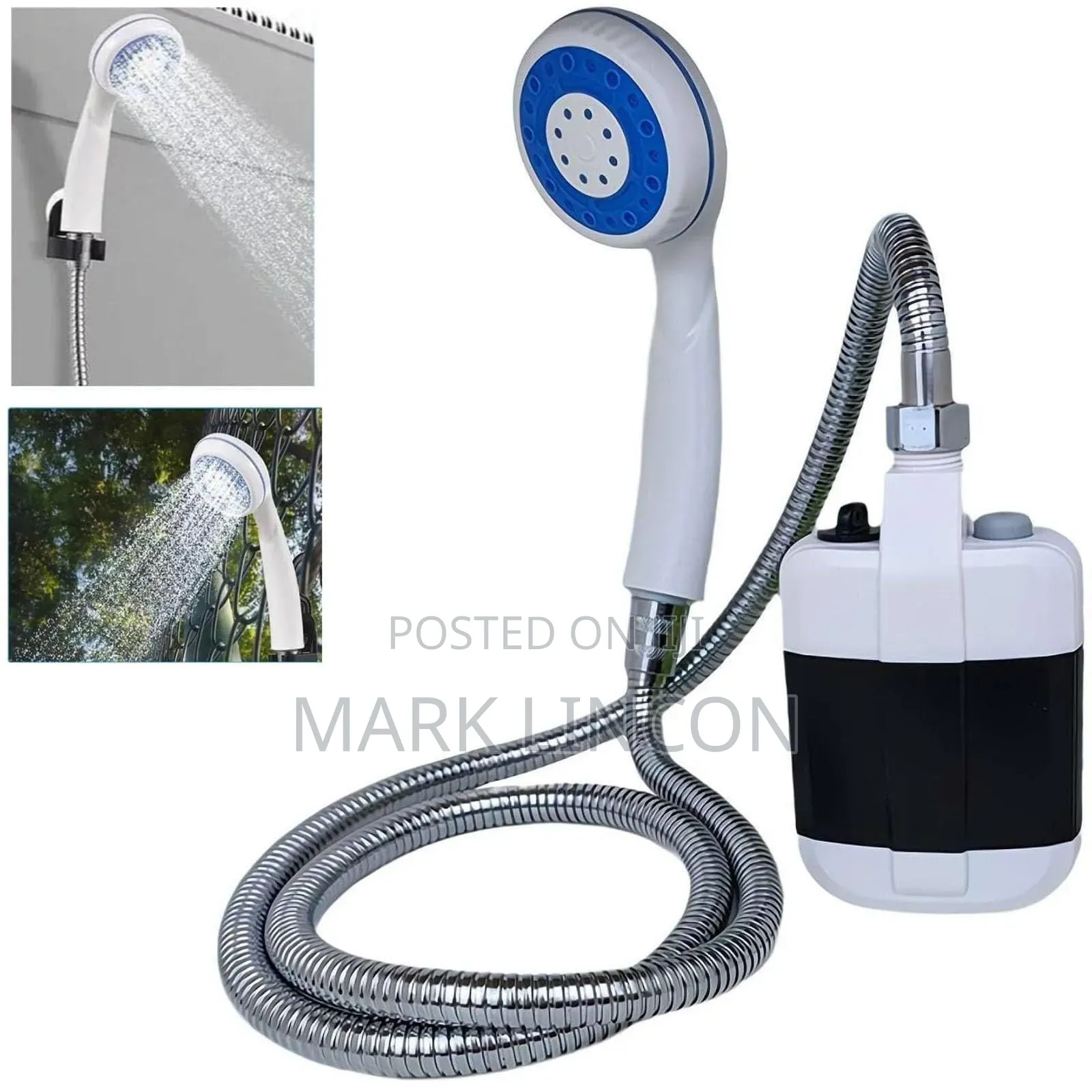 Portable Outdoor Shower Kit Features a Submersible Electric Pump