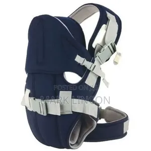 Blue and Grayby Carrier Features Adjustable Straps