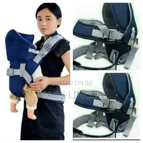 Blue and Grayby Carrier Features Adjustable Straps