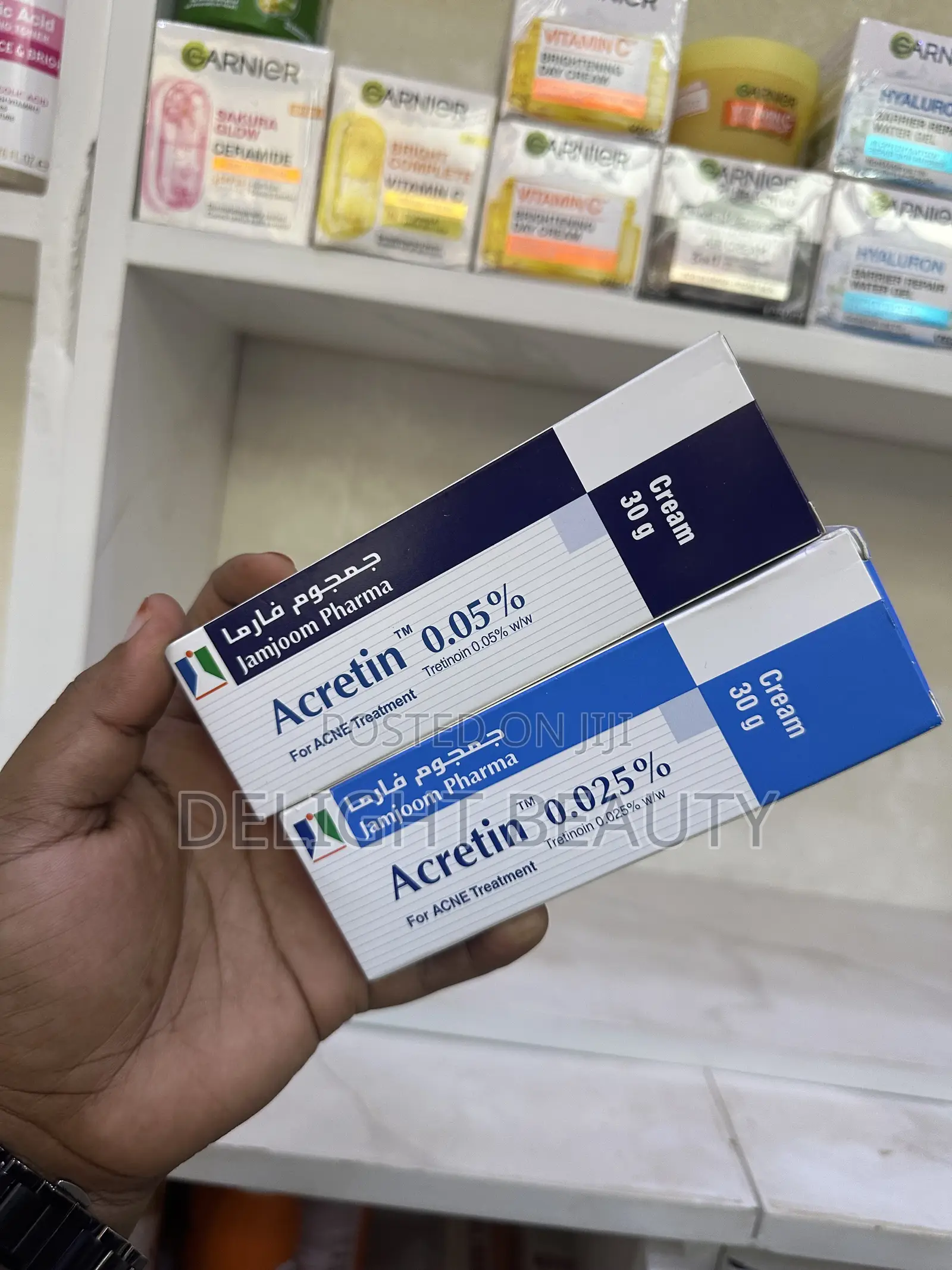 Acretin 0.025% and 0.05% Tretinoin Cream