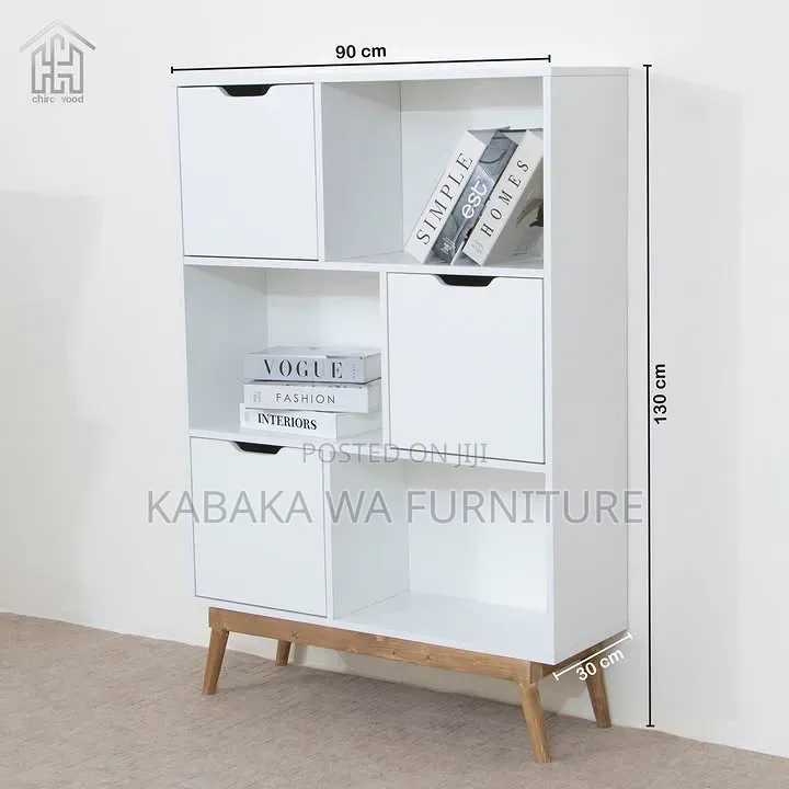 Concepts in Wood Double Wide Wood /Bookcase, /12 Shelfbook Shelf