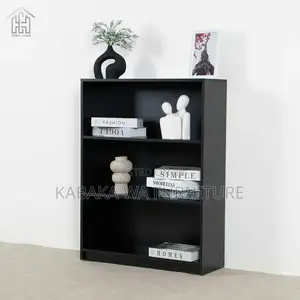 76.8" Tall/ Arched Bookcase/, 5-Tier Modern Bookshelf
