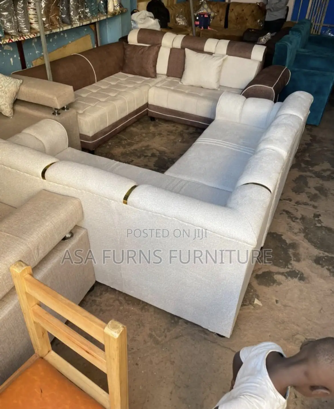 L Sofa Cream Color New