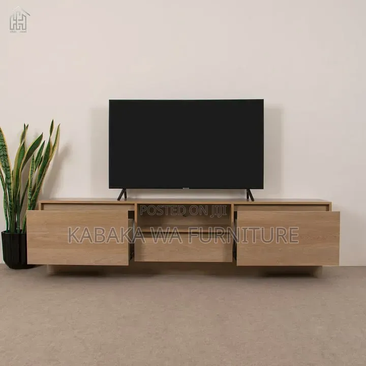 Mid Century/ Modern Brown /Tv Stands, Solid /Woodtv Stand