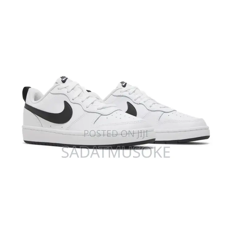 Nike Court Borough Low 2 Gs 'White Black'