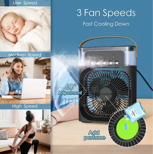3 Speed Fan Portable Humidifier Fan Air Conditioner