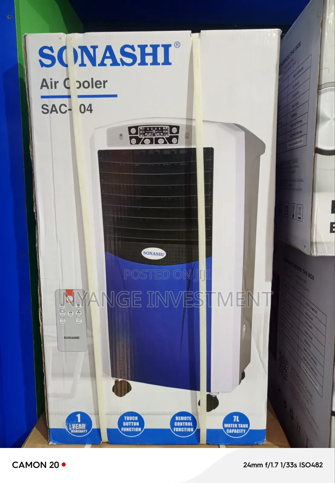 Sonash 7l Air Cooler.