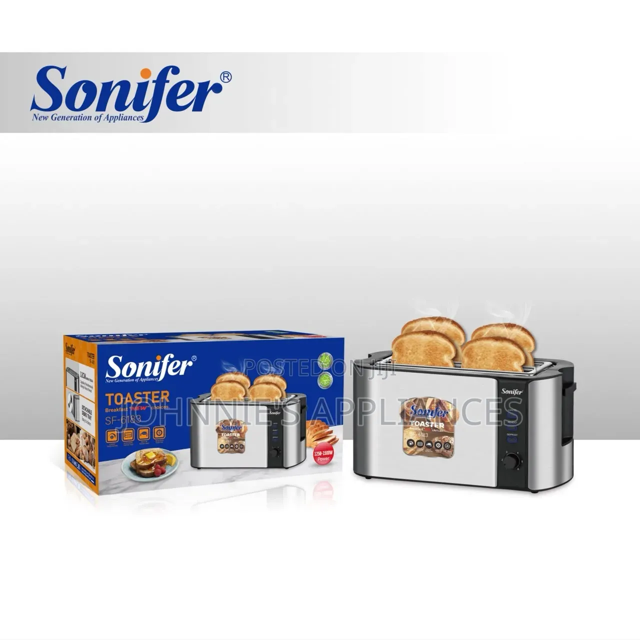 4 Slicer Sonifer Bread Toaster