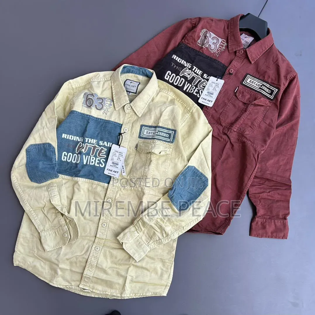 Denim Elbow Shirts