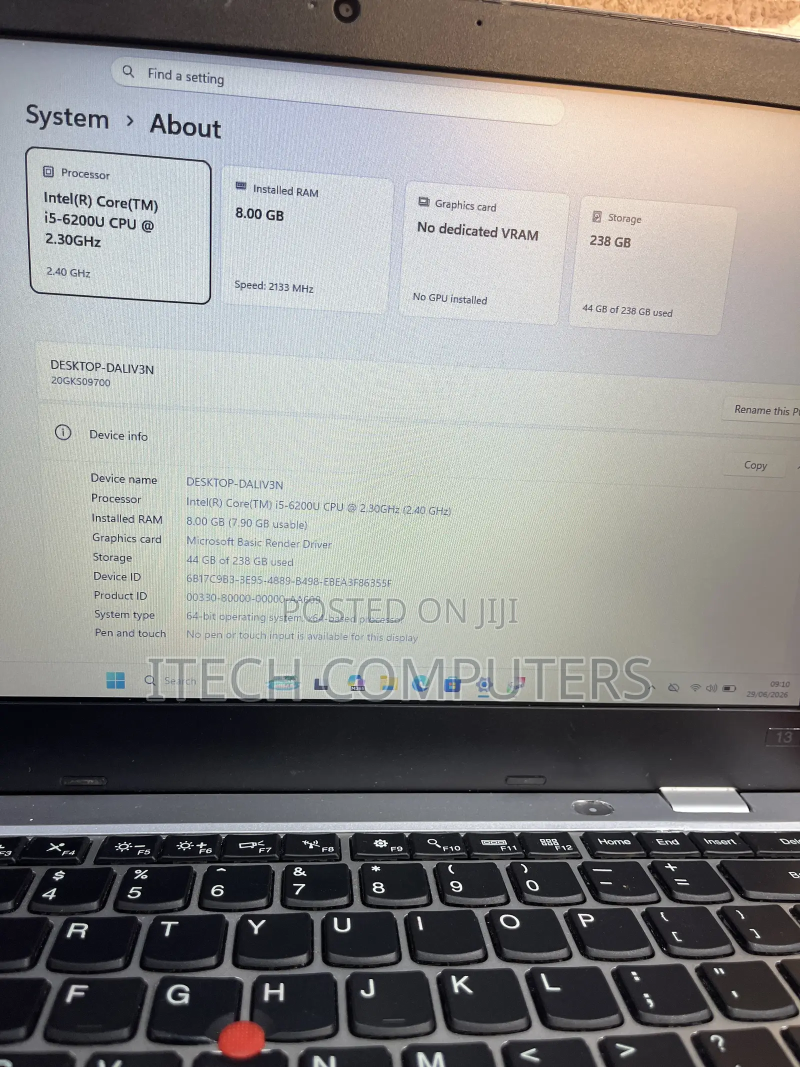 Laptop Lenovo ThinkPad L13 Yoga 8GB Intel Core i5 SSD 256GB