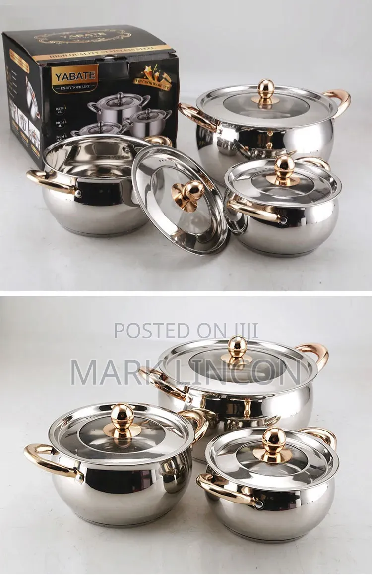Stainless Steel Cookware Set.