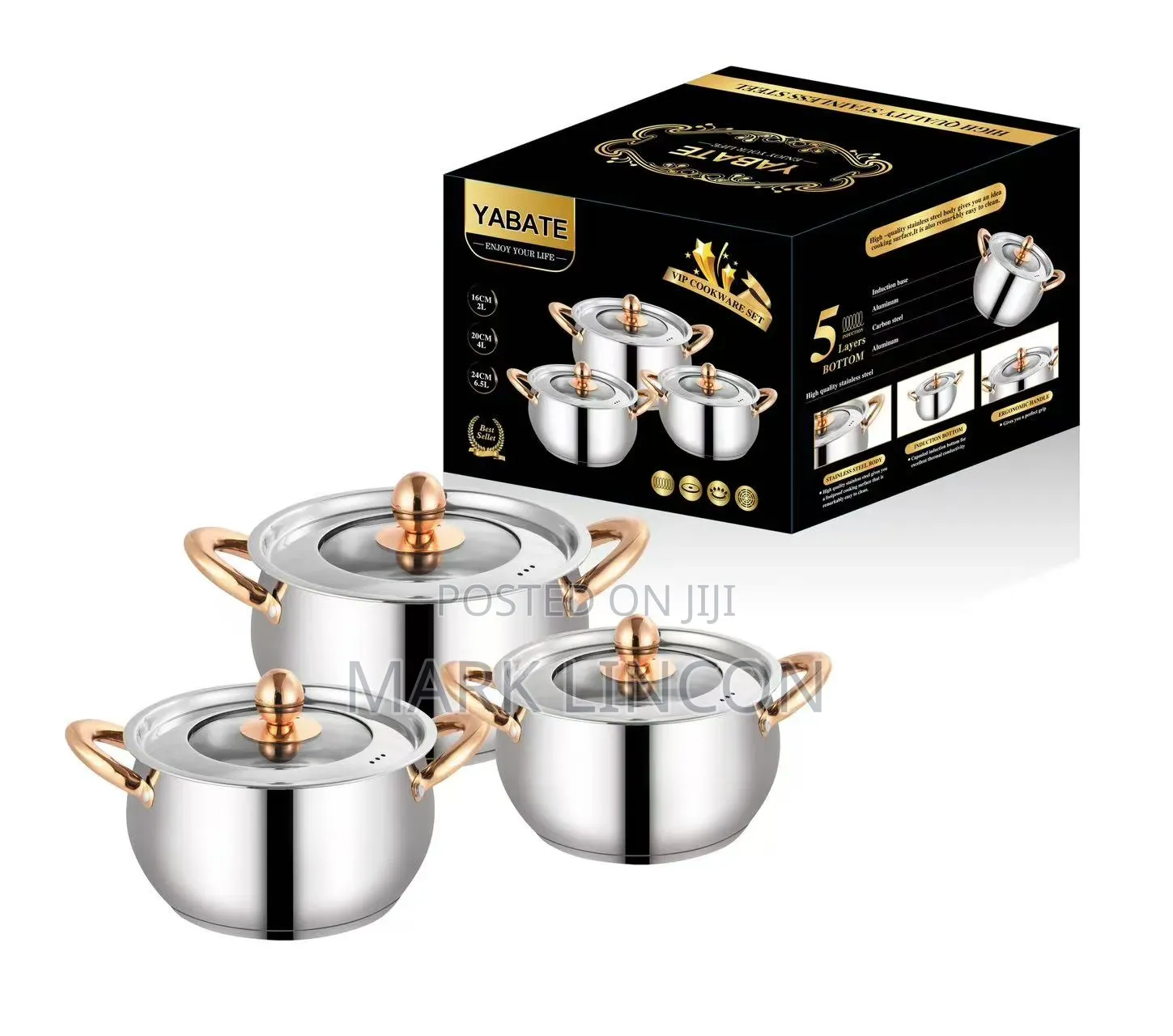 Stainless Steel Cookware Set.