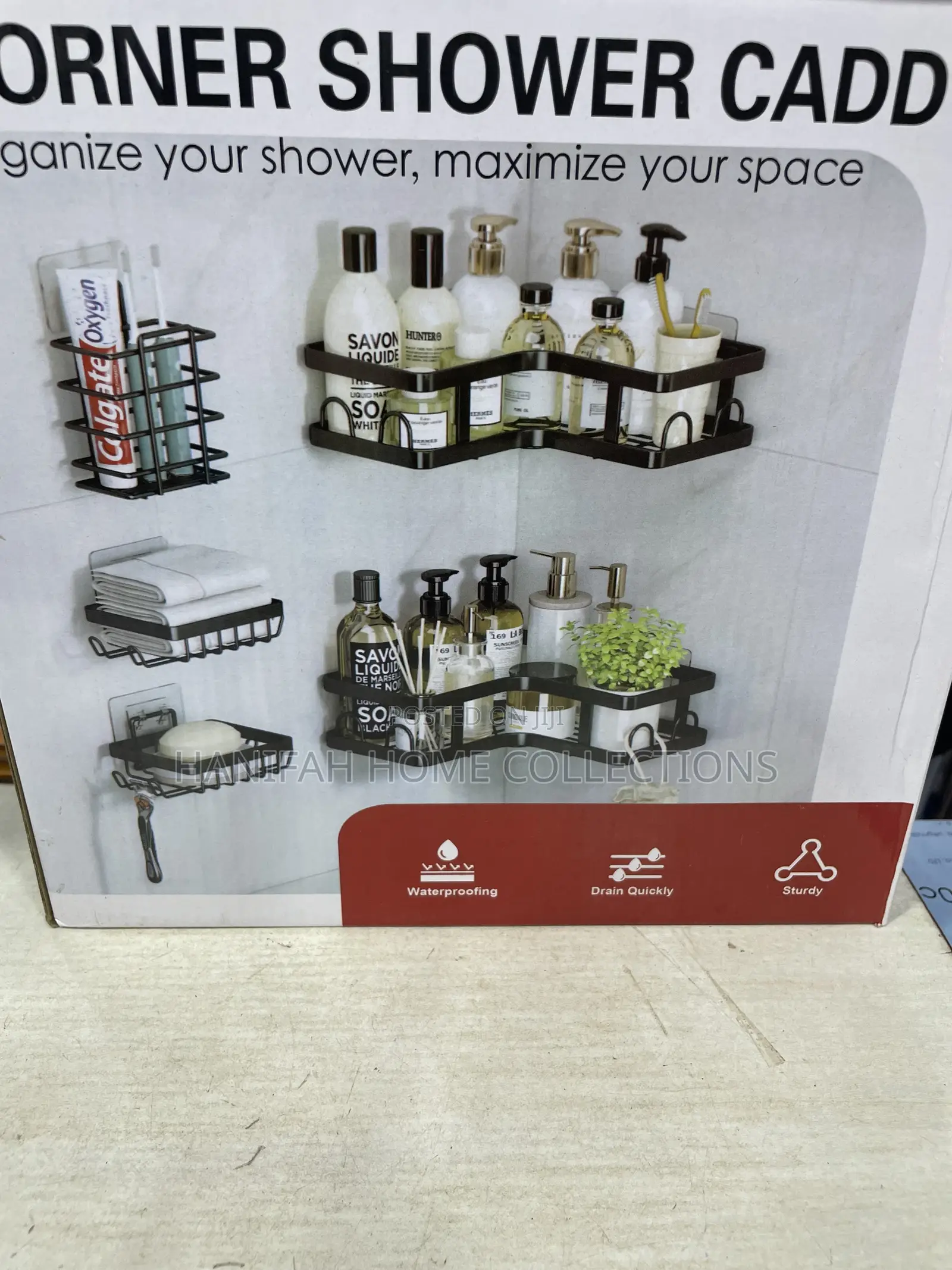 Elegant Corner Bath Caddy