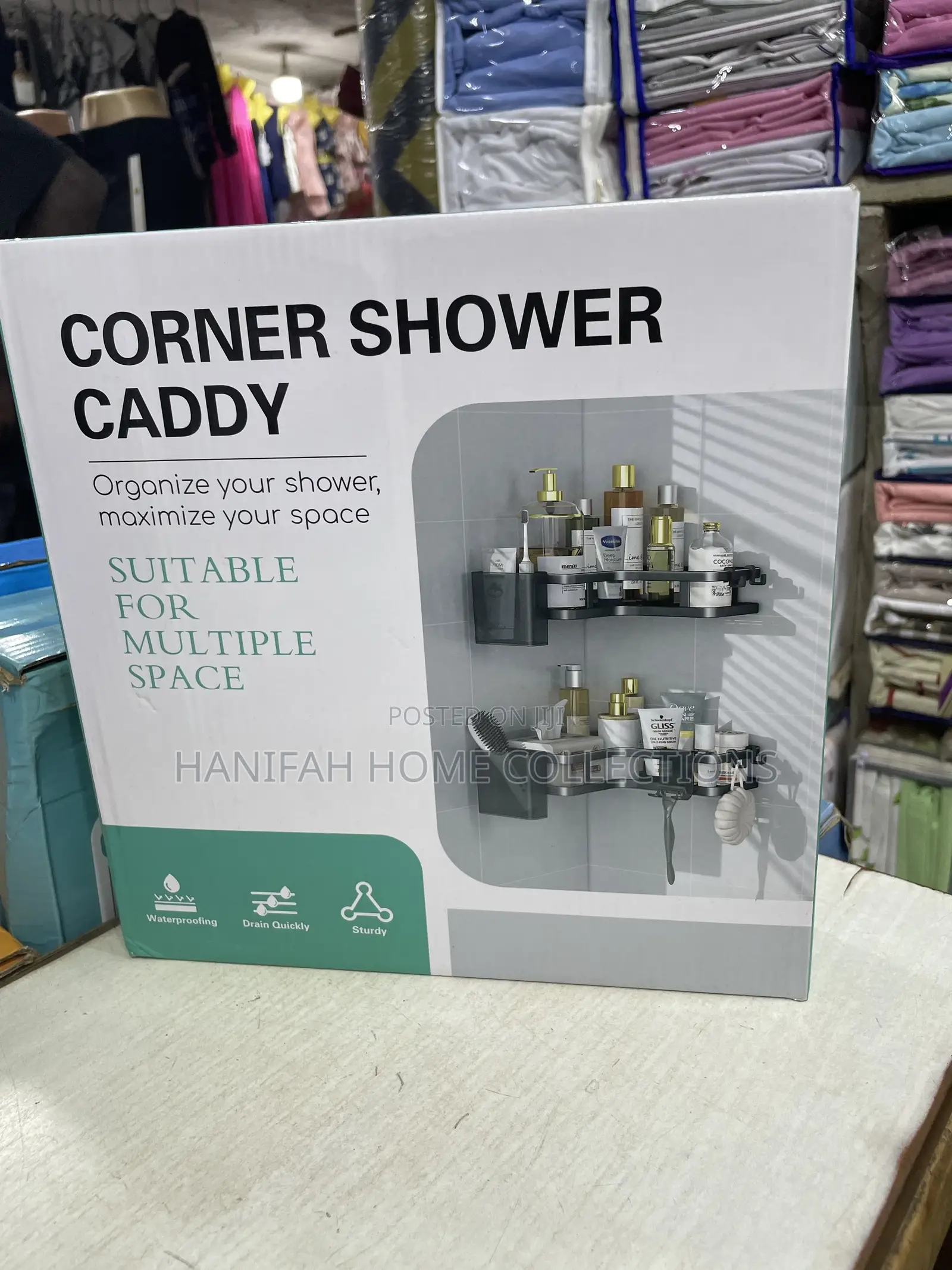 Modern Bathroom Corner Rack