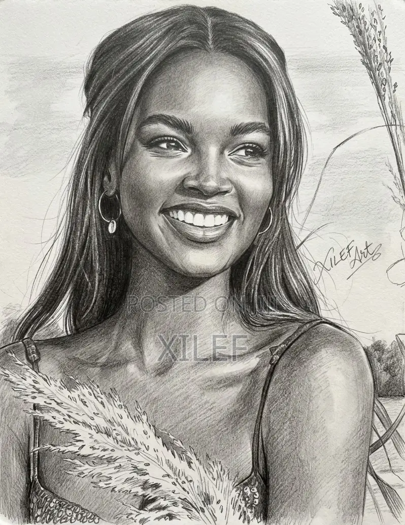 Get A Custom Pencil Portrait From Your Photo — Unique Gift Idea