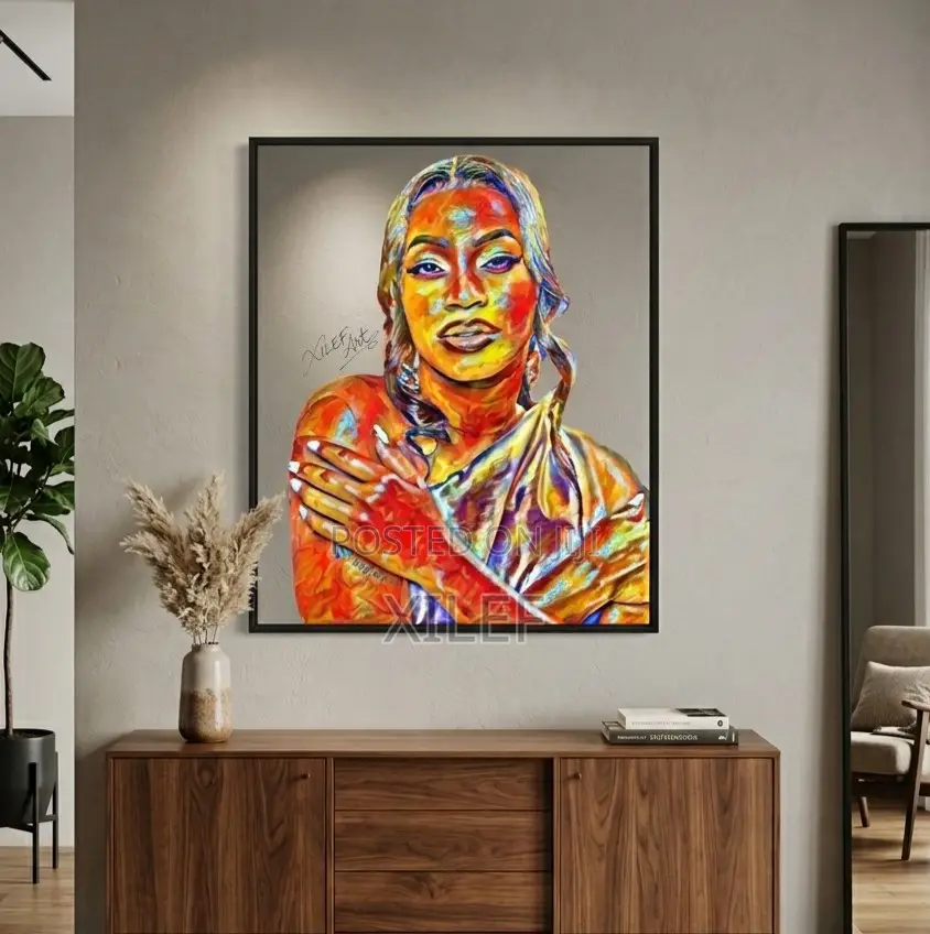 Classy Oil Painting Portrait Of Sheebah Karungi — Let's Paint You Too