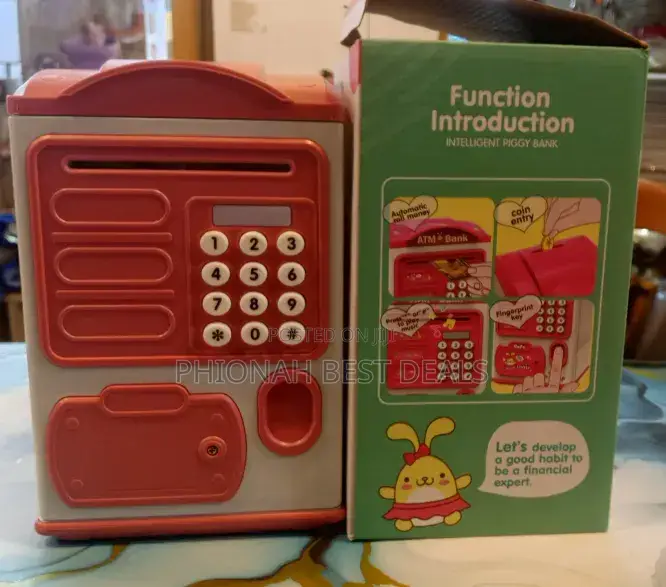 Fingerprint Saving Piggy Bank Box