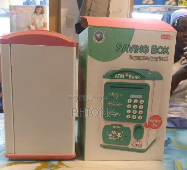 Fingerprint Saving Piggy Bank Box