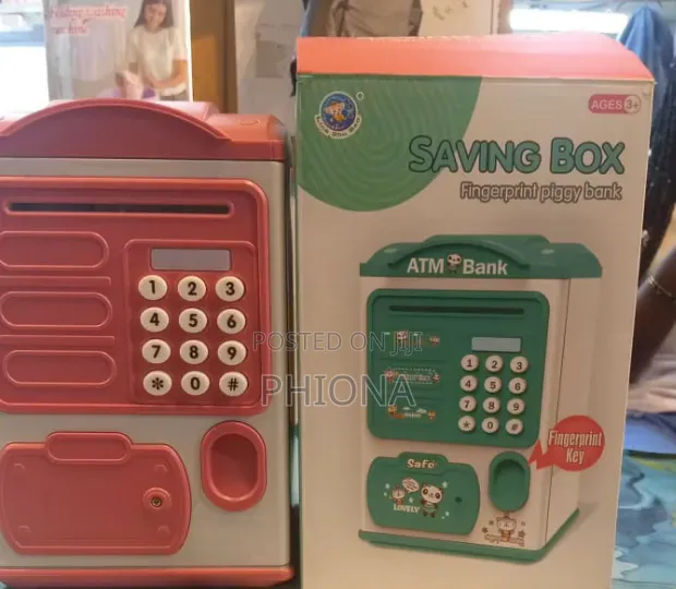 Fingerprint Saving Piggy Bank Box