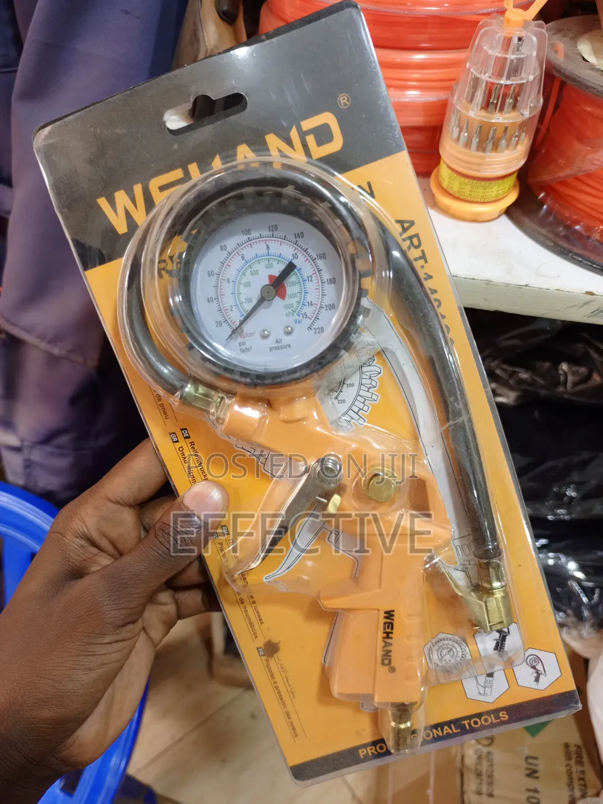 Tire Pressure Gauge And Inflator Tool