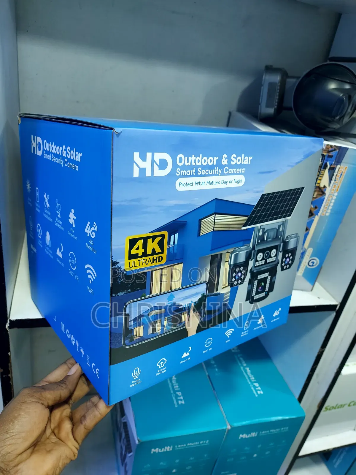  Ultra Hd Dual/Triple Lens Outdoor Solar Security Camera