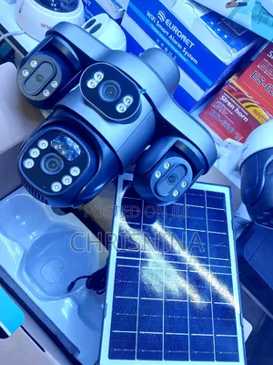  Ultra Hd Dual/Triple Lens Outdoor Solar Security Camera