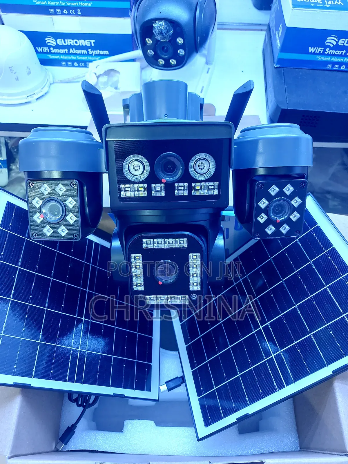  Ultra Hd Dual/Triple Lens Outdoor Solar Security Camera